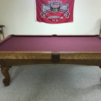 Olhausen Santa Ana 8' Pool Table w/matching bar stools and chairs