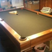 Pool Table With Accessories In Good Condition